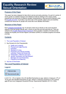 Sexual Orientation - Bournemouth Borough Council