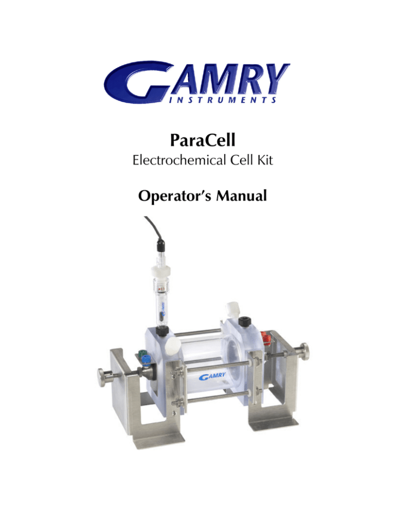 ParaCell Gamry Instruments
