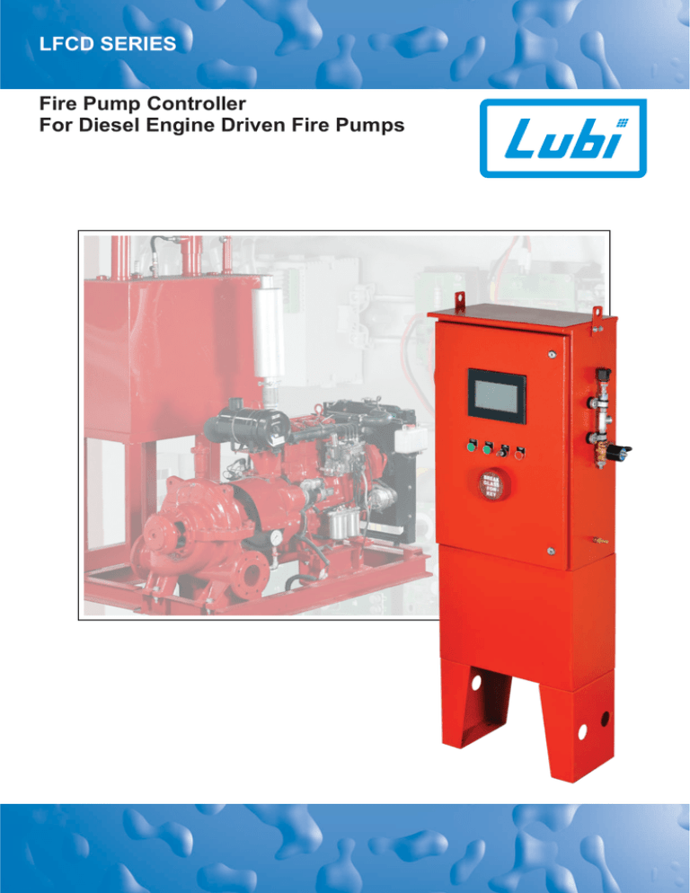 Fire Pump Controller For Diesel Engine Driven Fire