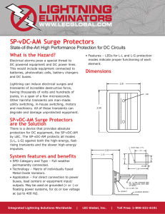 SP-vDC-AM Surge Protectors