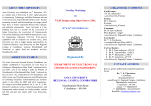 Two Day Workshop on VLSI Design using Open