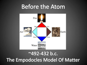 Dalton`s Atomic Theory 1) All matter is made of atoms. Atoms are