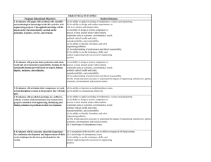 Civil Engineering Program Objectives & Outcomes