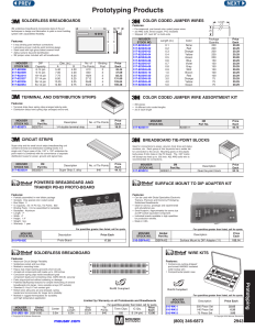 3M Breadboards - Mouser Electronics