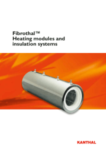 Fibrothal™ Heating modules and insulation systems