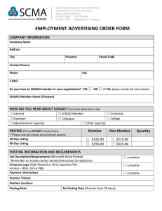 employment advertising order form