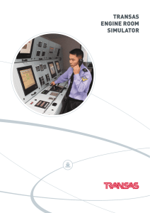 Transas Engine Room Simulator Training Overview