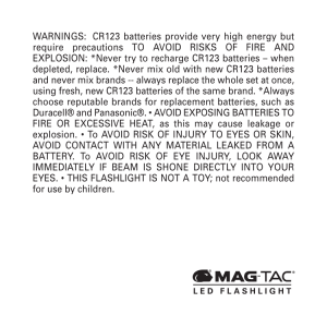 Warnings - Maglite