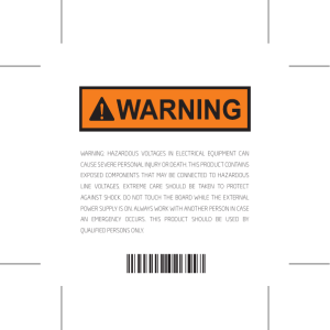 Hall current click warning leaflet