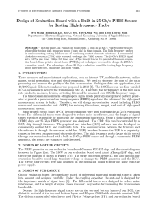 Design of Evaluation Board with a Built