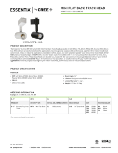 mini flat back track head