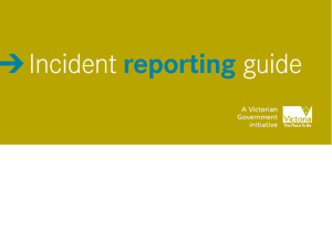 Incident Reporting Guide Flip Chart