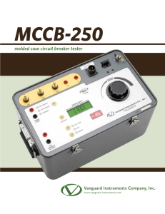 molded case circuit breaker tester
