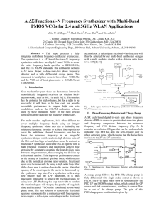 A ∆Σ Fractional-N Frequency Synthesizer with Multi