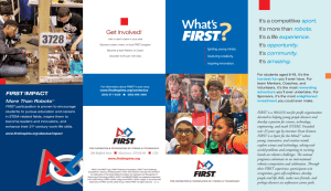 What`s FIRST brochure Updated 12/22