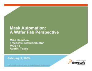 MaskPrep 3rd Qtr Ops Review