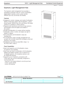 QuantumR Light Management Hub