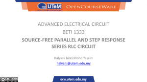 Source-free parallel RLC Circuit