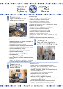Faculty of Electrical Engineering - flyer