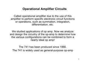 741 Op-Amp Circuit
