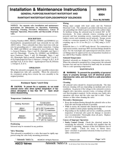 WT8401 Solenoid Manual