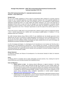 Strategic Policy Statement – USNC TAG to International