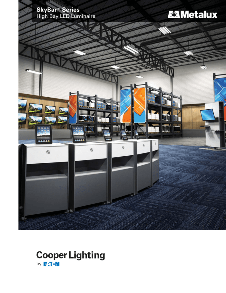 Metalux SkyBar Series High Bay LED Luminaire Mini