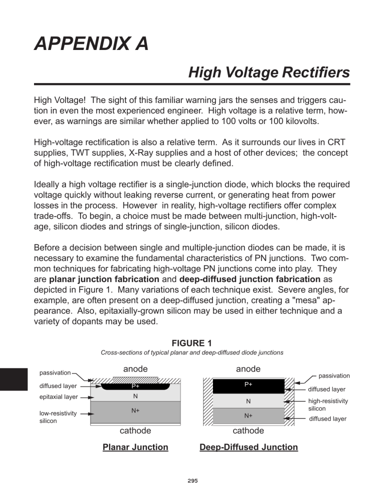 Appendix A Voltage Multipliers Inc