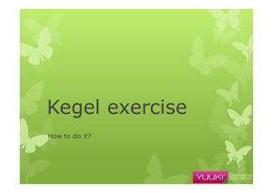 Kegel exercise
