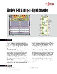 56GSa/s 8-bit Analog-to-Digital Converter