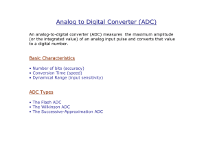 Analog to Digital Converter (ADC)