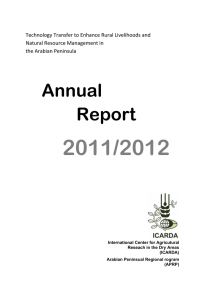 Annual Report - Welcome to icarda