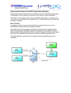 Applications for Single SPDT Switches