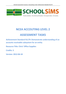 ncea accouting level 2 assessment tasks