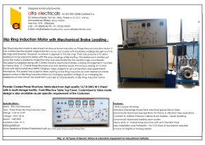Slip Ring Induction Motor Specs | Alfa Electricals