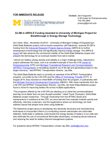 3.5M ARPA-E Funding Solid State Batteries_final