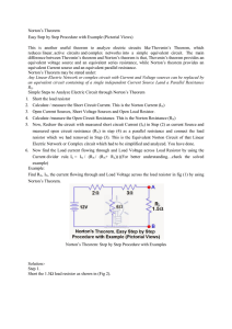 Norton's Theorem: Step-by-Step Circuit Analysis Tutorial