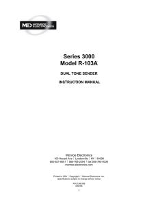 Manual PDF - Monroe Electronics