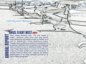 2011 Annual Report - Angel Flight West