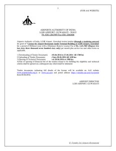 AIRPORTS AUTHORITY OF INDIA LGBI AIRPORT