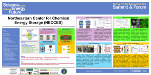 The Northeastern Center for Chemical Energy Storage Summit Poster
