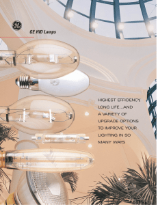 GE HID Lamps - Denco Sales