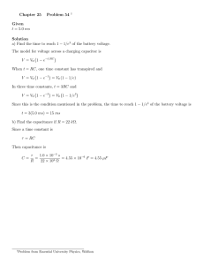 Chapter 25 Problem 54 † Given t = 5.0 ms Solution a) Find the time