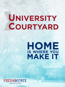 Brochure - University Courtyard