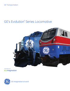 GE`s Evolution® Series Locomotive