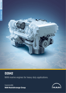 MAN D2842 Marine Diesel Engine Specs - Heavy Duty Applications