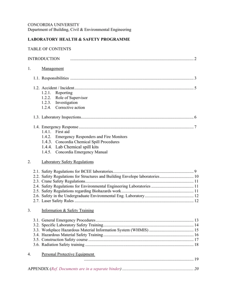 Laboratory Safety Manual