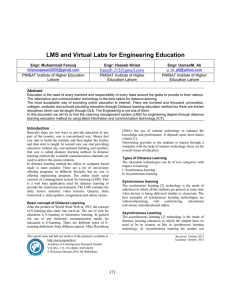 LMS and Virtual Labs for Engineering Education