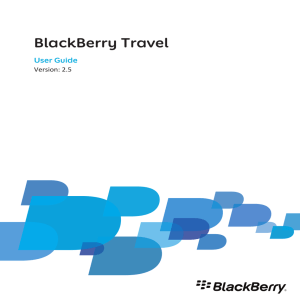 BlackBerry Travel