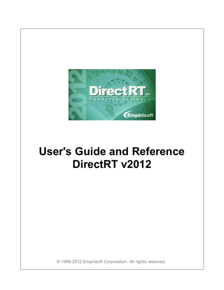 DirectRT v2012